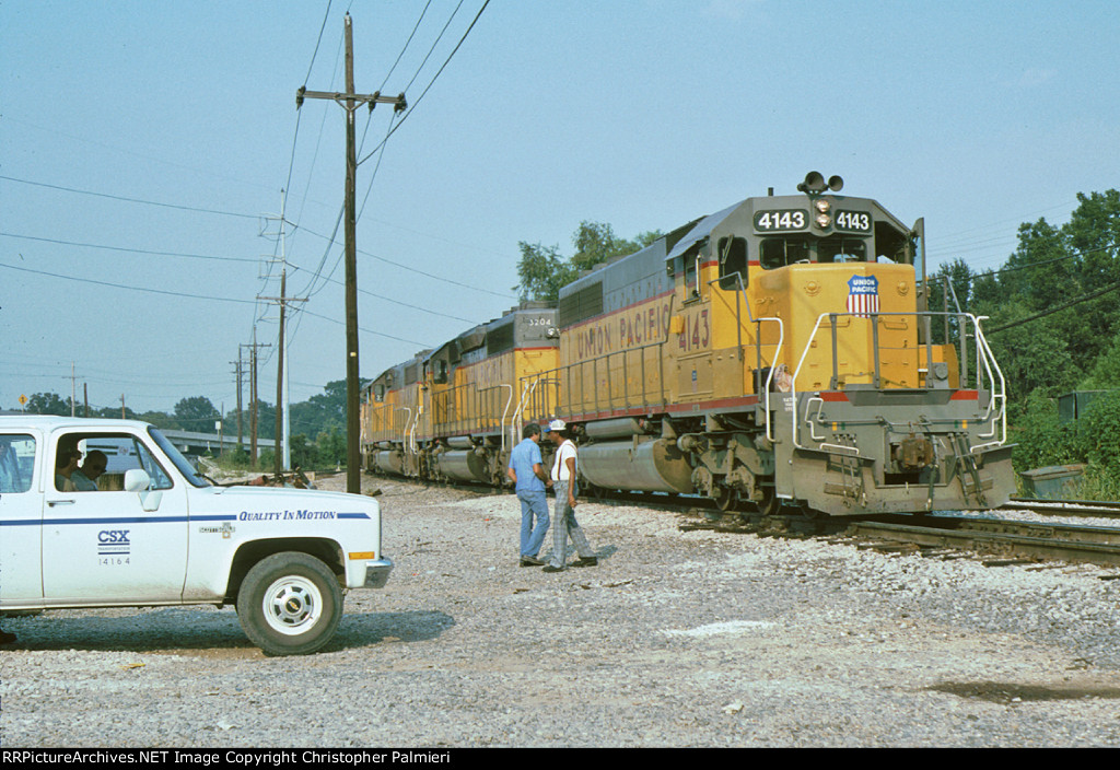 UP SD40-2 4143 Westbound